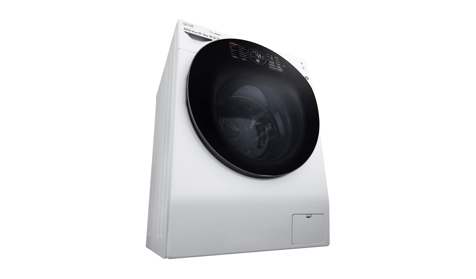LG Waschtrockner | 12kg waschen / 8kg trocknen | kompatibel mit Mini-Waschmaschine , F16WD128GH