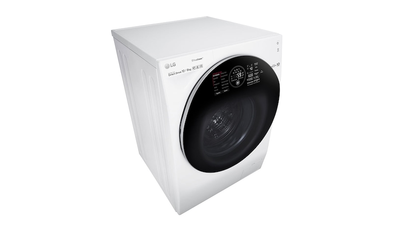 LG Waschtrockner | 12kg waschen / 8kg trocknen | kompatibel mit Mini-Waschmaschine , F16WD128GH