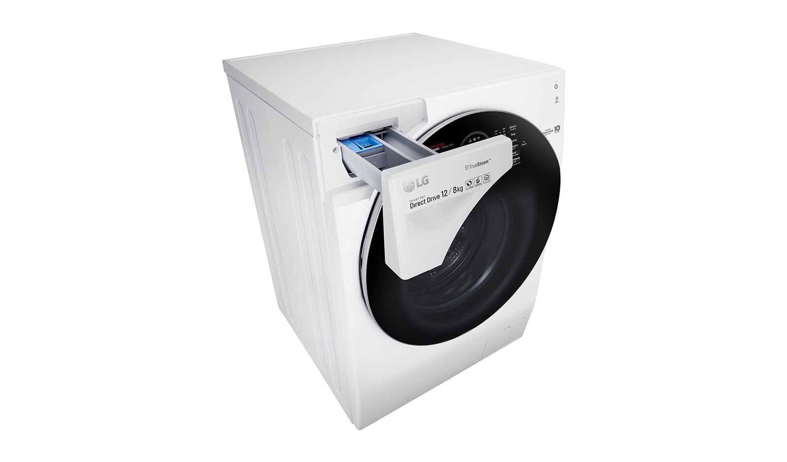 LG Waschtrockner | 12kg waschen / 8kg trocknen | kompatibel mit Mini-Waschmaschine , F16WD128GH