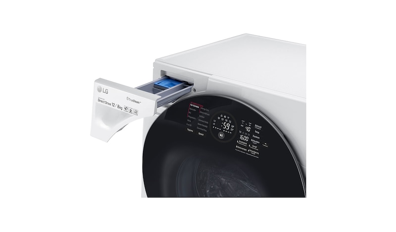 LG Waschtrockner | 12kg waschen / 8kg trocknen | kompatibel mit Mini-Waschmaschine , F16WD128GH