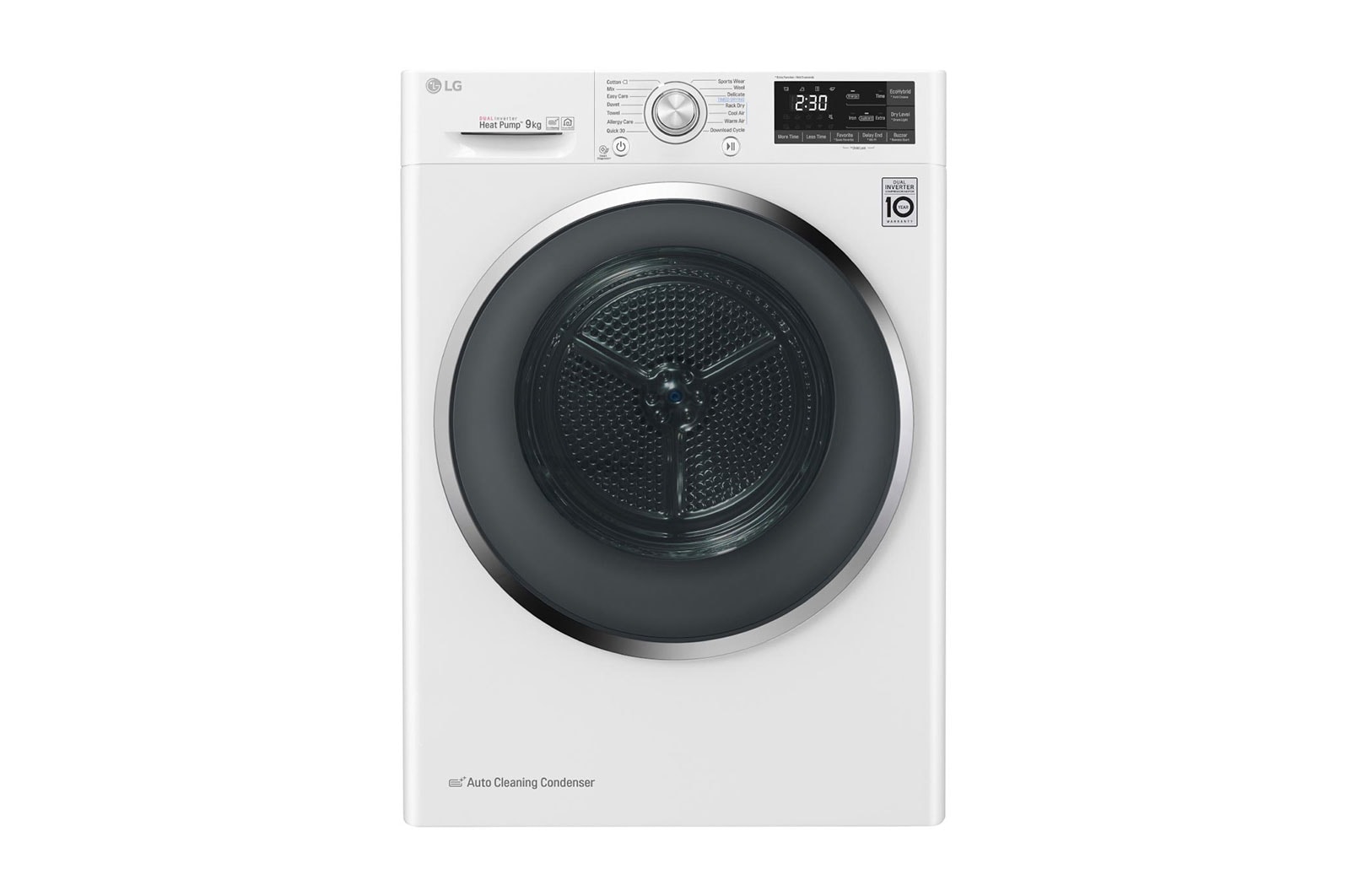 Vorderansicht von Trockner | 9kg | umkehrbare Türe RT9DIH2