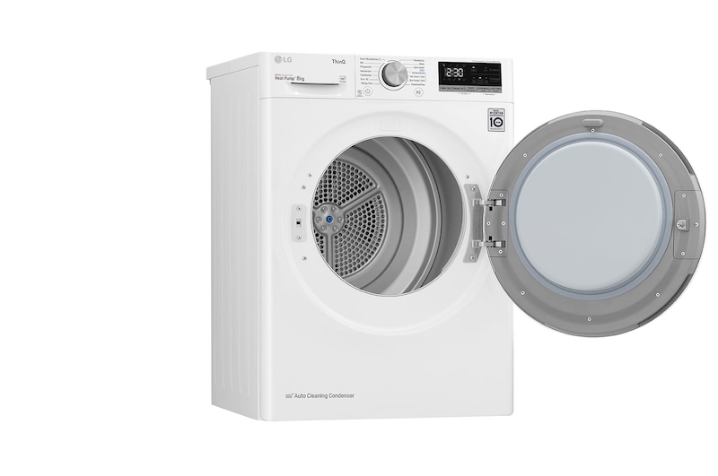LG Trockner | 8 kg | Dual Inverter Wärmepumpentechnologie | autoreinigender Kondensator , V3RT8