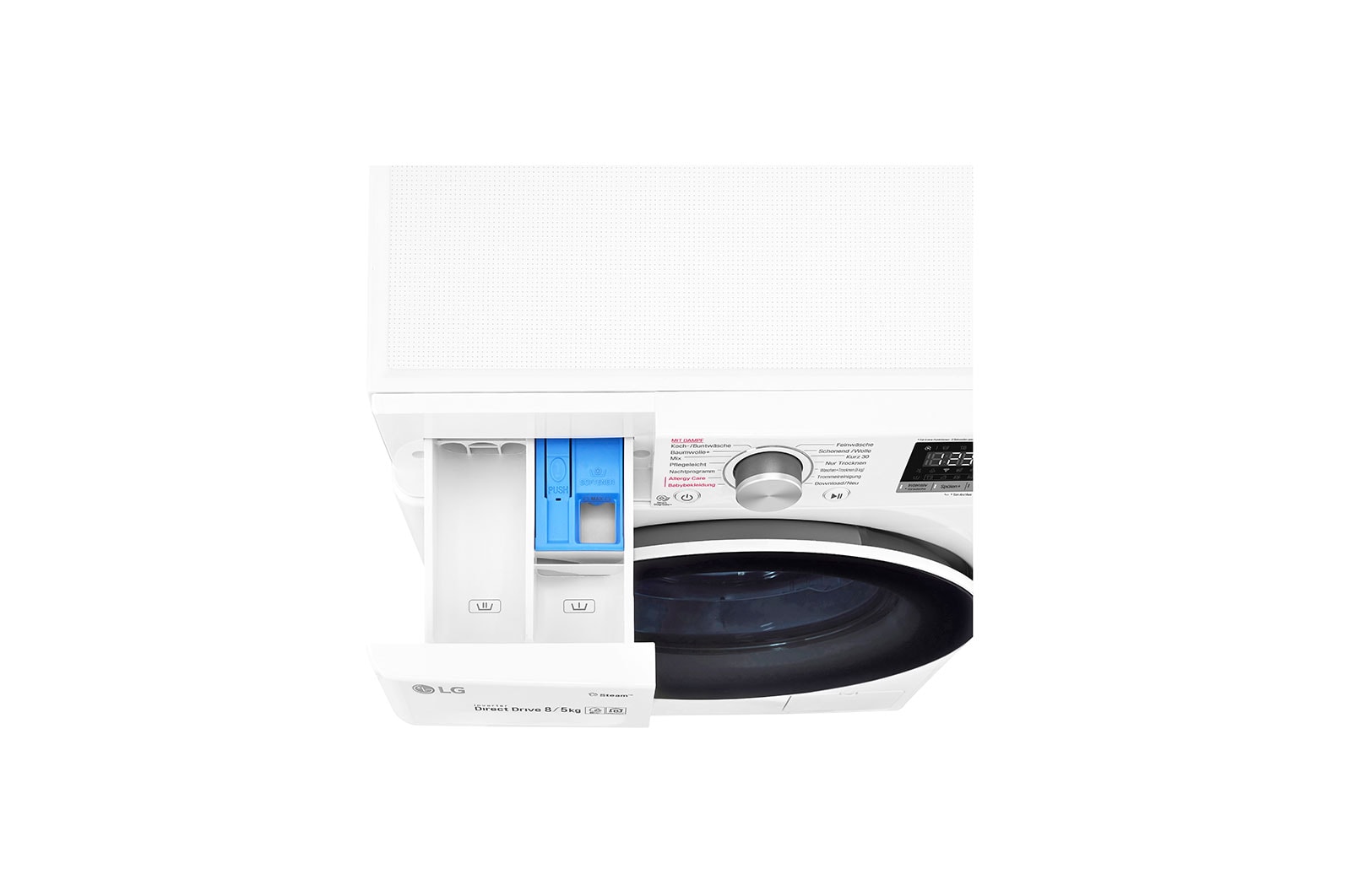 LG Waschtrockner | 8 kg Waschen/ 5kg Trocknen | AI DD™ | Steam, V4WD85S0