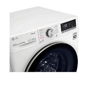 LG Waschtrockner mit AI DD™ | 8 kg Waschen | 6 kg Trocknen | 1400 U/Min | Steam | TurboWash™ | Neue Wohlfühl-Trommel | LG V4WD860B, V4WD860B