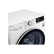 LG Waschtrockner Slim mit AI DD™ | 8 kg Waschen | 5 kg Trocknen | 1200 U/Min | Steam | Inverter Direct Drive™ | LG V5WD85SLIM, V5WD85SLIM