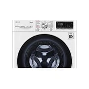 LG Waschtrockner mit AI DD™ | 10,5 kg Waschen | 7 kg Trocknen | 1400 U/Min | Steam | TurboWash™ | Neue Wohlfühl-Trommel | LG V7WD107HSE, V7WD107H2E