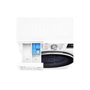 LG Waschtrockner mit AI DD™ | 10,5 kg Waschen | 7 kg Trocknen | 1400 U/Min | Steam | TurboWash™ | Neue Wohlfühl-Trommel | LG V7WD107HSE, V7WD107H2E