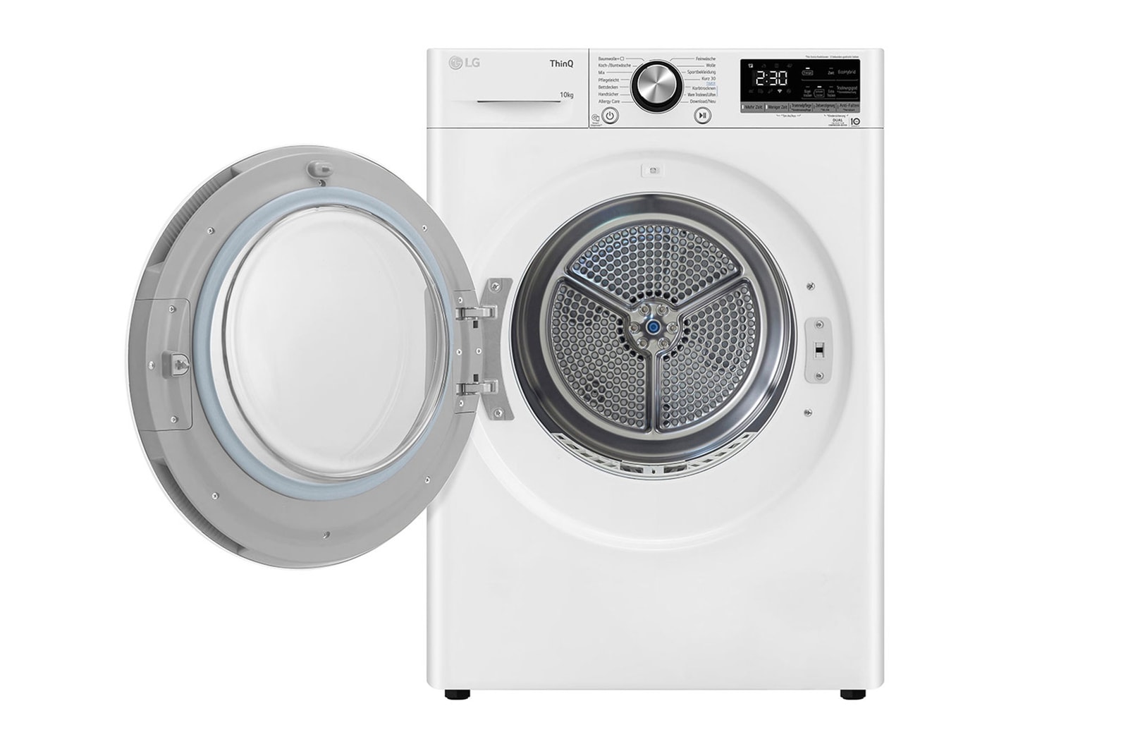 front view with door open