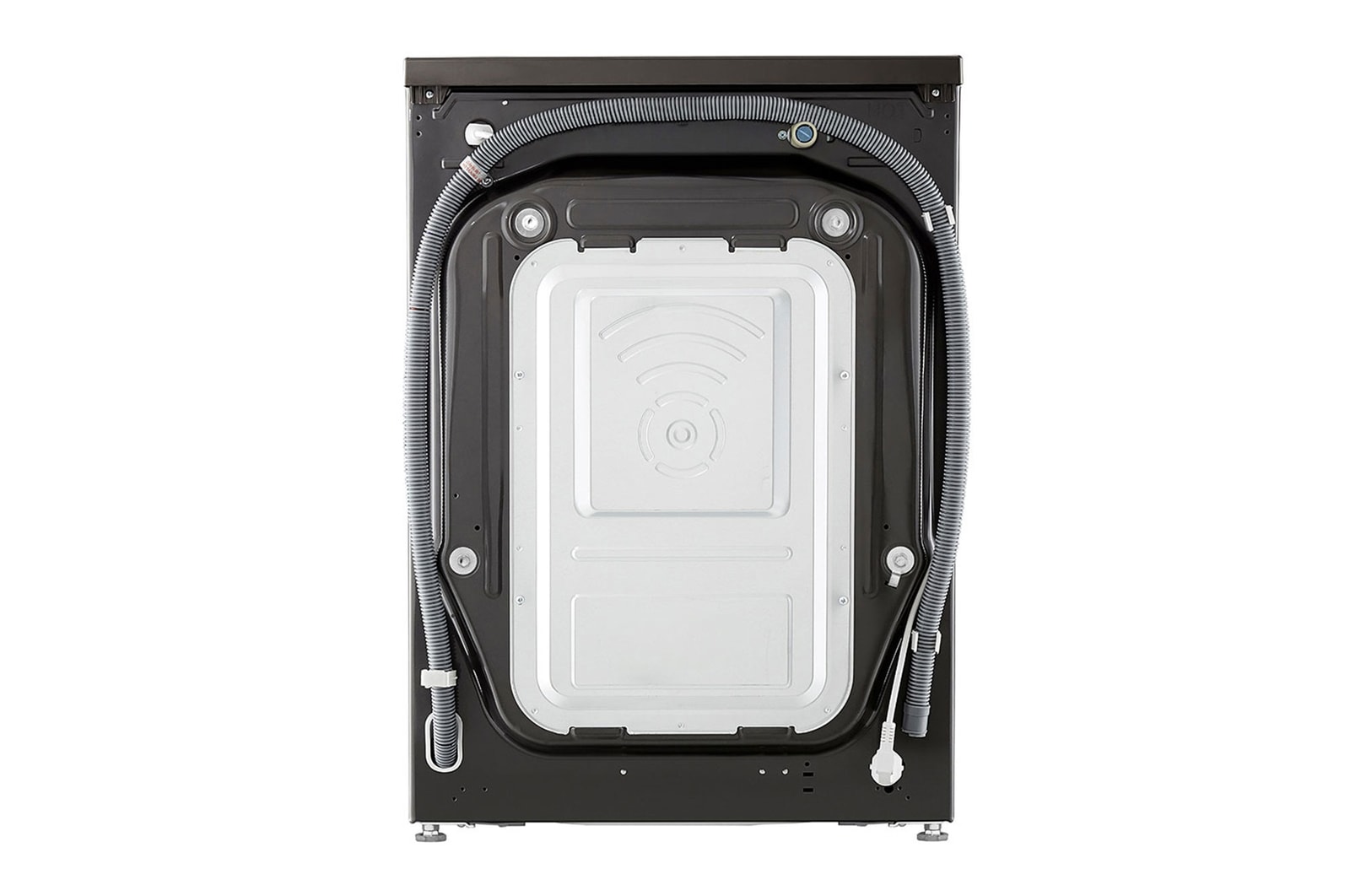 LG Waschtrockner Schwarz (D/A, 9 kg / 6 kg, 1.360 U./Min.) mit Steam & TurboWash® 360° | W4WR7096YB, W4WR7096YB