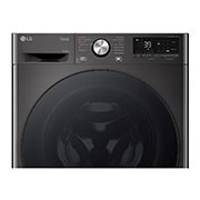 LG Waschtrockner Schwarz (D/A, 9 kg / 6 kg, 1.360 U./Min.) mit Steam & TurboWash® 360° | W4WR7096YB, W4WR7096YB