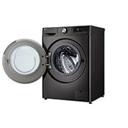 LG Waschtrockner Schwarz (D/A, 9 kg / 6 kg, 1.360 U./Min.) mit Steam & TurboWash® 360° | W4WR7096YB, W4WR7096YB