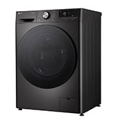 LG Waschtrockner Schwarz (D/A, 9 kg / 6 kg, 1.360 U./Min.) mit Steam & TurboWash® 360° | W4WR7096YB, W4WR7096YB