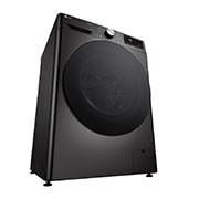 LG Waschtrockner Schwarz (D/A, 9 kg / 6 kg, 1.360 U./Min.) mit Steam & TurboWash® 360° | W4WR7096YB, W4WR7096YB