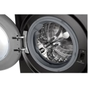 LG Waschtrockner Schwarz (D/A, 9 kg / 6 kg, 1.360 U./Min.) mit Steam & TurboWash® 360° | W4WR7096YB, W4WR7096YB