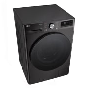 LG Waschtrockner Schwarz (D/A, 9 kg / 6 kg, 1.360 U./Min.) mit Steam & TurboWash® 360° | W4WR7096YB, W4WR7096YB
