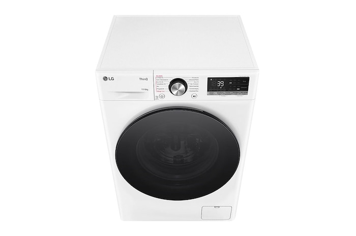 LG Waschtrockner mit AI DD® | 11 KG Waschen | 6 KG Trocknen | 1.400 U./Min. | Steam | TurboWash® 360° | Neue Wohlfühl-Trommel | Wi-Fi-Funktion | EEK D | W4WR70E6Y, W4WR70E6Y