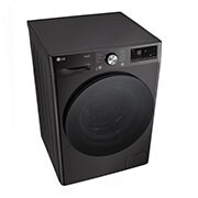 LG Waschtrockner mit 1.400 U./Min. | EEK D/A | 11 kg Waschen | 6 kg Trocknen | Schwarz mit schwarzem Bullaugenring | W4WR70E6YB, W4WR70E6YB