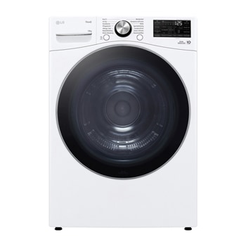 Vorderansicht von Trockner Weiß (EEK D, 18 kg) mit AI Dry, Dual Inverter Wärmepumpentechnologie & selbstreinigendem Kondensator I RT18VT RT18VT