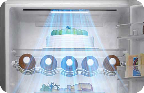 Dieses Bild zeigt die DoorCooling+™-Funktion.