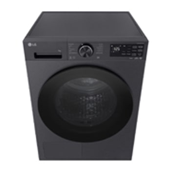 LG Trockner Schwarz (EEK B, 9 kg) mit AI Dry, Dual Inverter Wärmepumpentechnologie & selbstreinigendem Kondensator I RT90X7B, RT90X7B