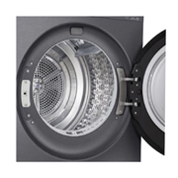 LG Trockner Schwarz (EEK B, 9 kg) mit AI Dry, Dual Inverter Wärmepumpentechnologie & selbstreinigendem Kondensator I RT90X7B, RT90X7B