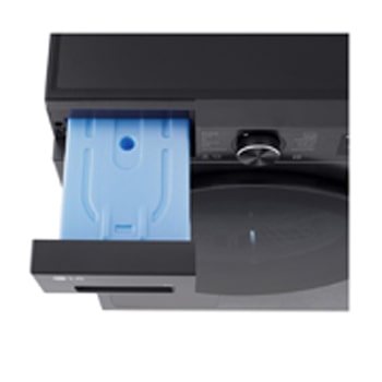 LG Trockner Schwarz (EEK B, 9 kg) mit AI Dry, Dual Inverter Wärmepumpentechnologie & selbstreinigendem Kondensator I RT90X7B, RT90X7B