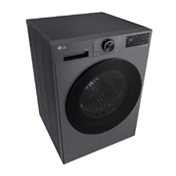 LG Trockner Schwarz (EEK B, 9 kg) mit AI Dry, Dual Inverter Wärmepumpentechnologie & selbstreinigendem Kondensator I RT90X7B, RT90X7B
