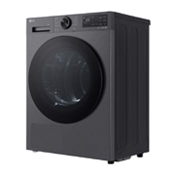LG Trockner Schwarz (EEK B, 9 kg) mit AI Dry, Dual Inverter Wärmepumpentechnologie & selbstreinigendem Kondensator I RT90X7B, RT90X7B