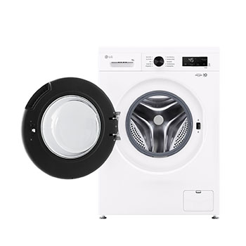LG Waschmaschine Essence White (A, 9 kg, 1.350 U./Min.) Unterbaufähig mit Steam & Inverter Direct Drive® | LG F4WB309Y, F4WB309Y