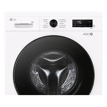 LG Waschmaschine Essence White (A, 9 kg, 1.350 U./Min.) Unterbaufähig mit Steam & Inverter Direct Drive® | LG F4WB309Y, F4WB309Y