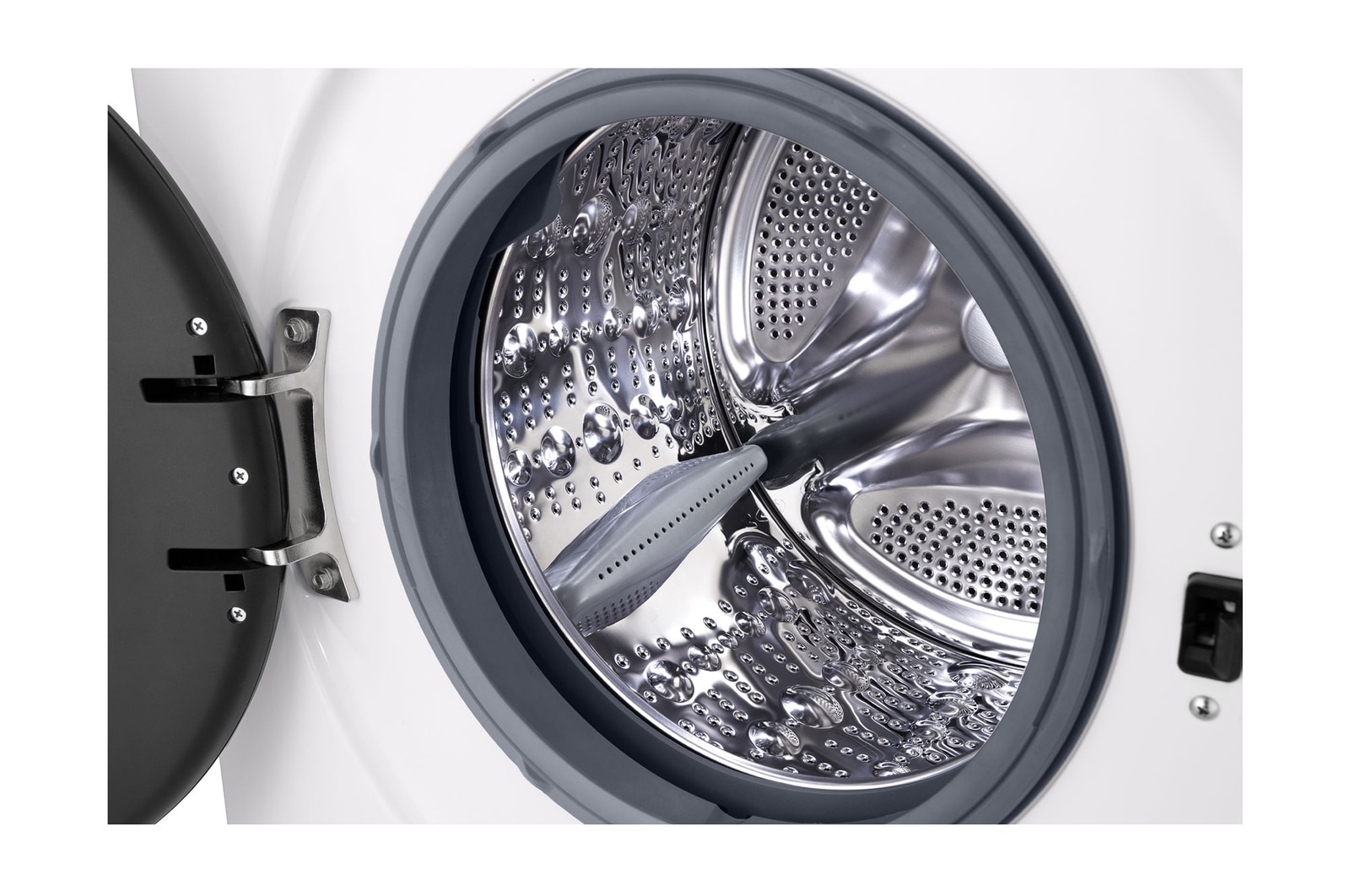 LG Waschmaschine Essence White (A, 9 kg, 1.350 U./Min.) Unterbaufähig mit Steam & Inverter Direct Drive® | LG F4WB309Y, F4WB309Y
