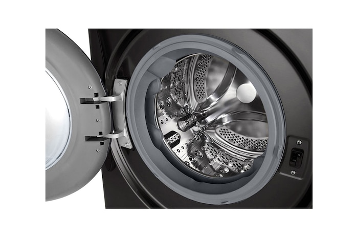 LG Waschmaschine Schwarz (A-20%*, 13 kg, 1.360 U./Min.) mit AI DD® & TurboWash®360° | F4WR703YB, F4WR703YB