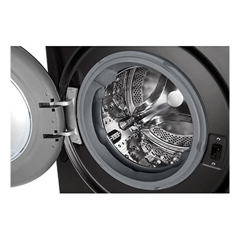 LG Waschmaschine Schwarz (A-20%*, 13 kg, 1.360 U./Min.) mit AI DD® & TurboWash®360° | F4WR703YB, F4WR703YB
