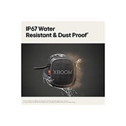IP67 water resistant and dust proof