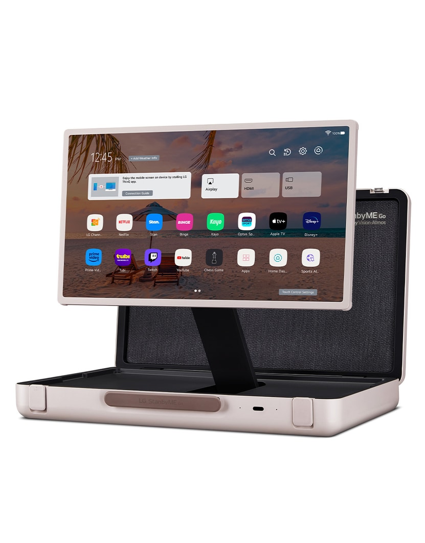 LG StanbyME Go 27 inch Portable Smart Touch Screen with Briefcase Design, 27LX5QKNA