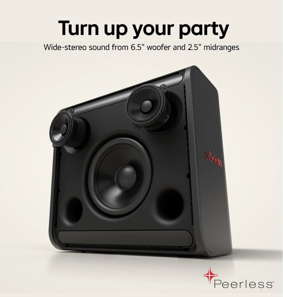 LG xboom Stage 301 by will.i.am | Portable Bluetooth Speaker, STAGE301