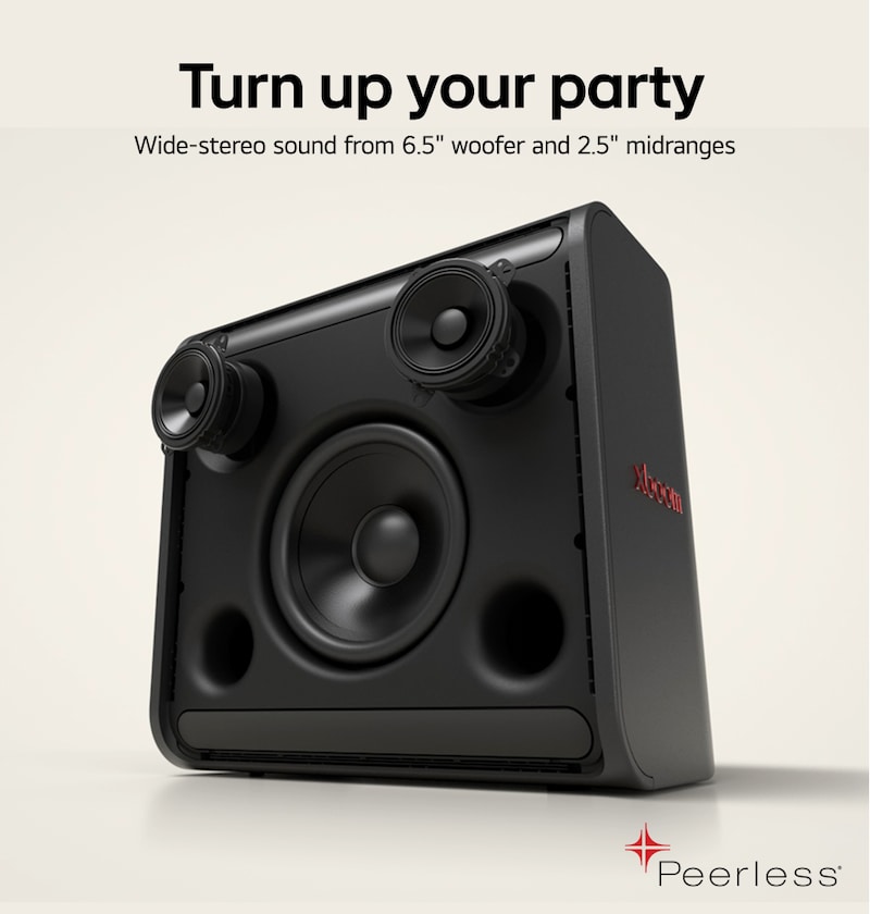 LG xboom Stage 301 by will.i.am | Portable Bluetooth Speaker | xboom Signature Sound for Parties and Performances, STAGE301