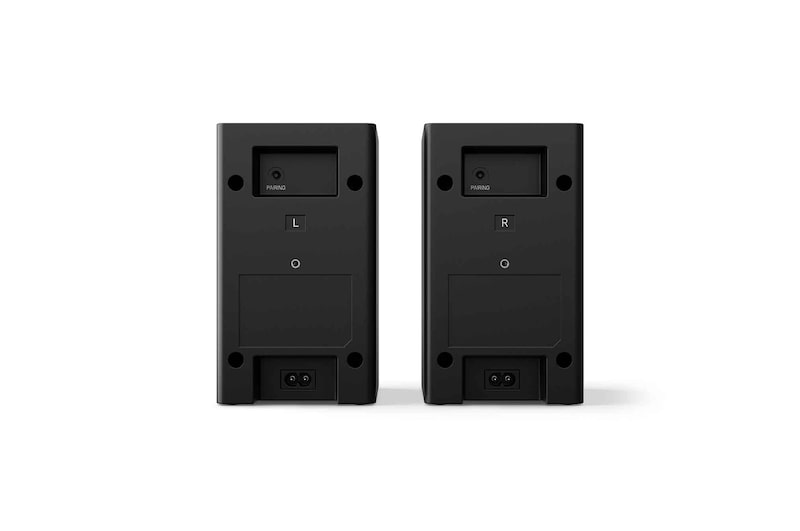 Back view of Rear Speakers