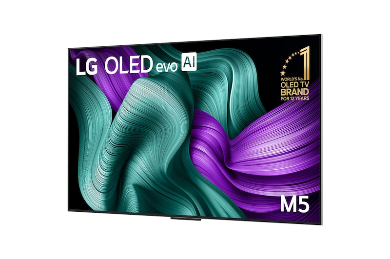 LG 65 Inch LG OLED evo AI M5 4K Smart TV with True Wireless Video & Audio Transfer, OLED65M5PSA