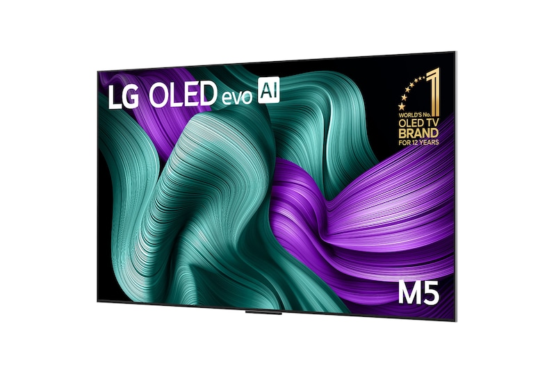 LG 77 Inch LG OLED evo AI M5 4K Smart TV with True Wireless Video & Audio Transfer, OLED77M5PSA