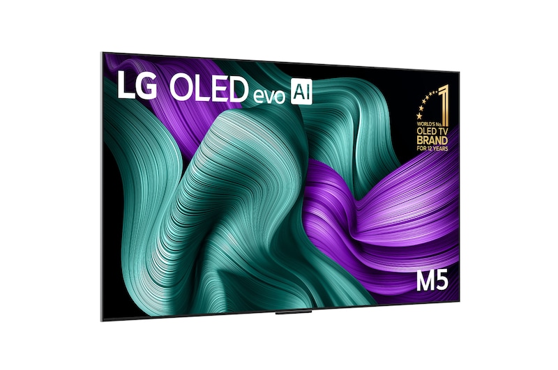 LG 77 Inch LG OLED evo AI M5 4K Smart TV with True Wireless Video & Audio Transfer, OLED77M5PSA