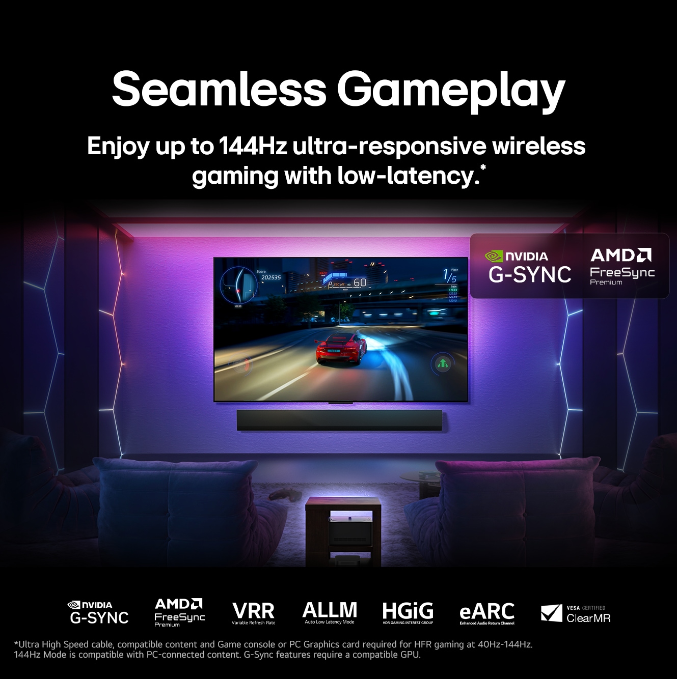 LG 77 Inch LG OLED evo AI M5 4K Smart TV with True Wireless Video & Audio Transfer, OLED77M5PSA
