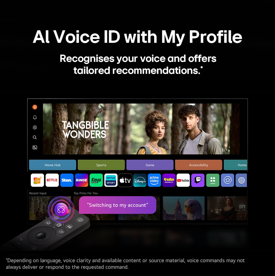 LG 83 Inch LG OLED evo AI M5 4K Smart TV with True Wireless Video & Audio Transfer, OLED83M5PSA