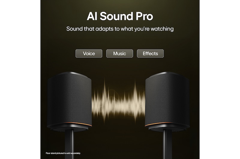 AI Sound Pro recognises genre and adjusts EQ for each genre.