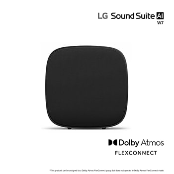 Front view of LG Sound Suite W7 Wireless Subwoofer for Immersive Deep Bass Sound-Suite-W7
