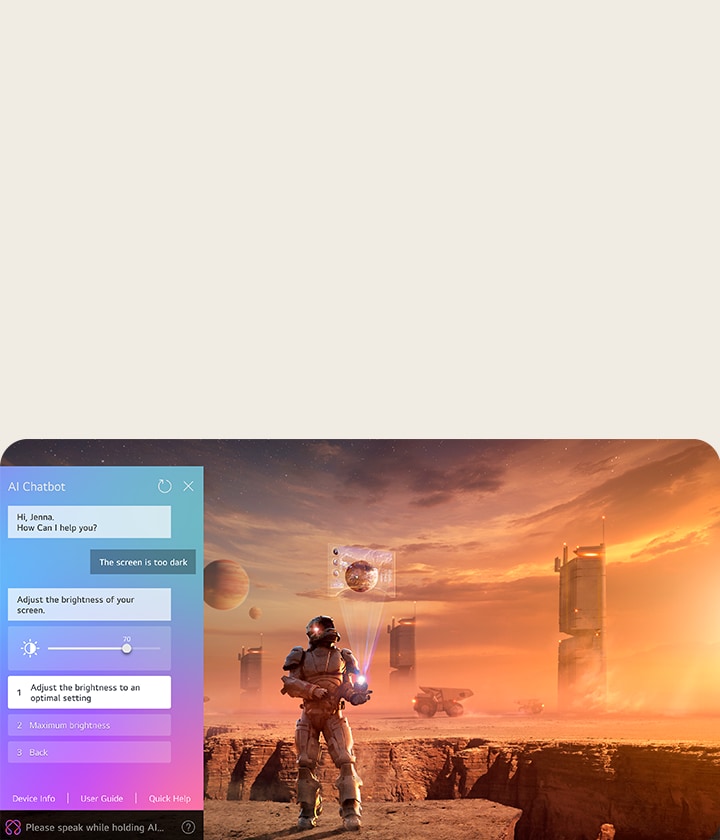 lg oled evo ai chatbot