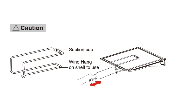 "Take care not to drop the tray while in use as it may break  Do not store in the freezer or in a space where the temperature can go below 32F 0C  Do not remove the lid from the case or the rubber attached to the bottom  Pull out only one drawer at a time Pulling out both drawers simultaneously may cause the case to tip forward and fall from the shelf"	