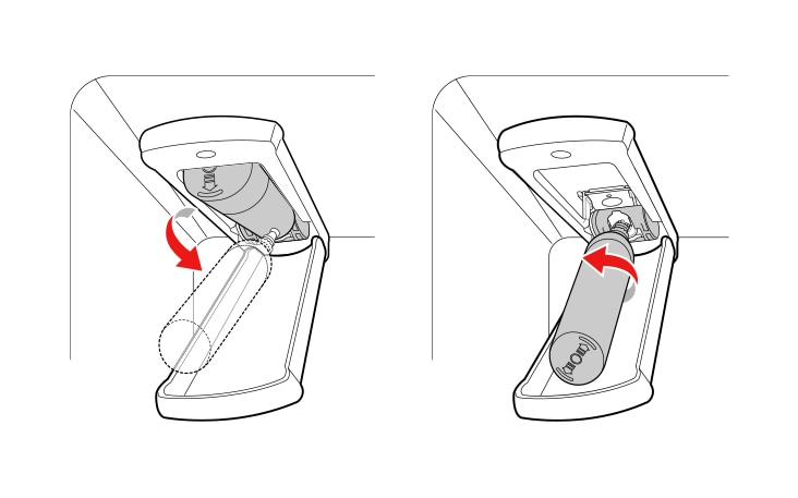 Pull the water filter downward and turn it counterclockwise before pulling it out Make sure to rotate the filter down completely before pulling it out of the manifold hole