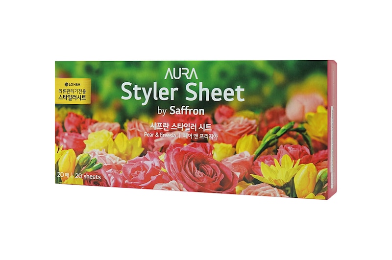 Front view of LG Clothes Styler™ Aroma Sheet (20 Packs, Pear and Freesia) AGM73611312