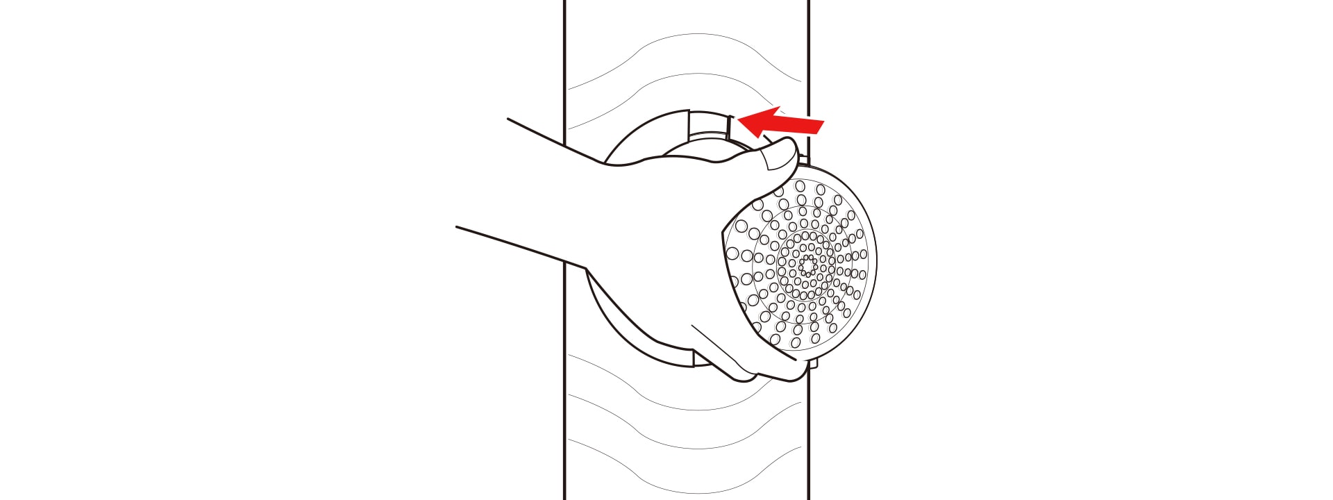 Close the lid and then insert the lower part of the filter into the wash drum.  Press the top of the filter until you hear a click sound.